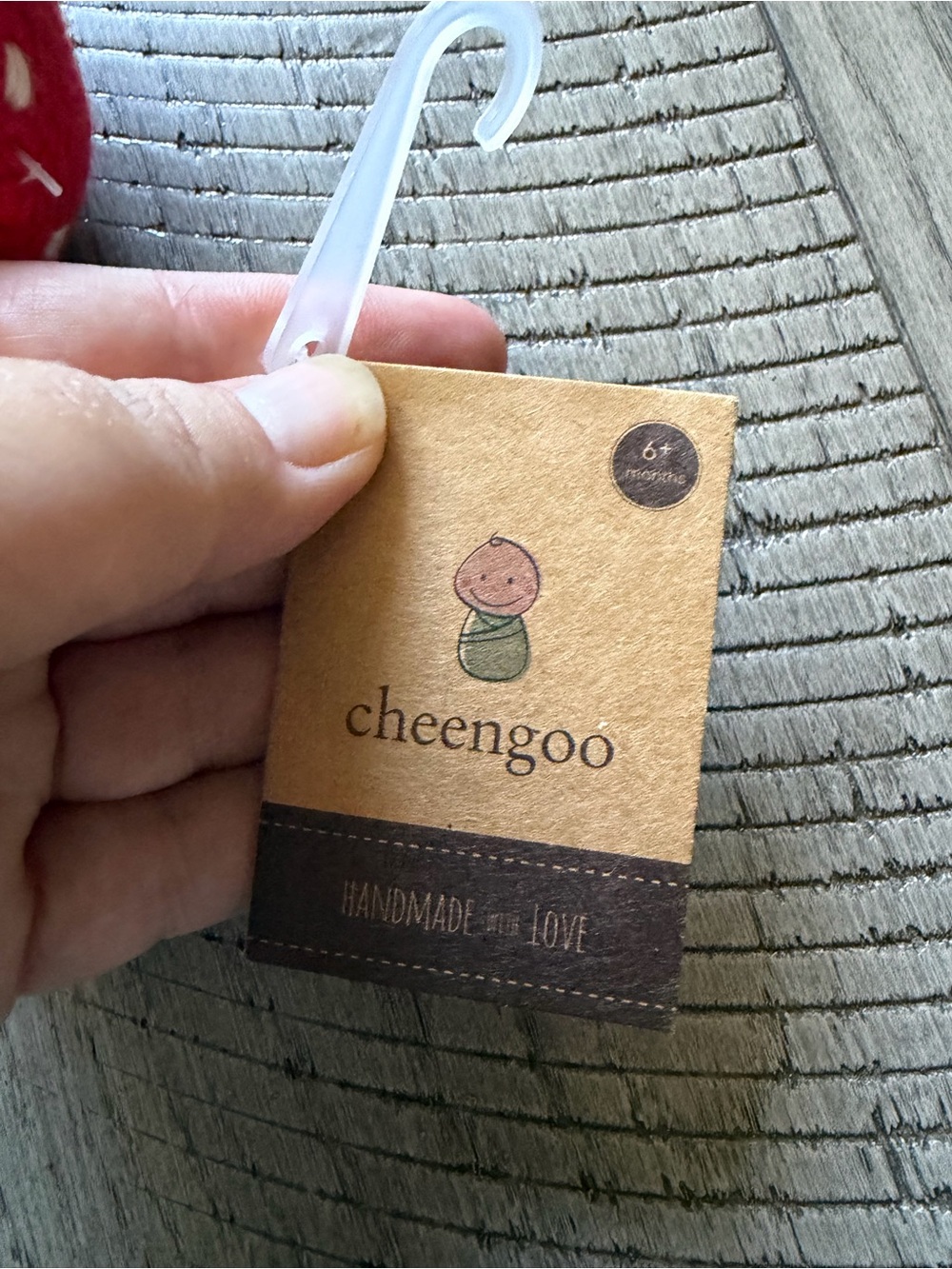 NWT Cheengoo Toadstool Crochet Rattle - Picture 4 of 6